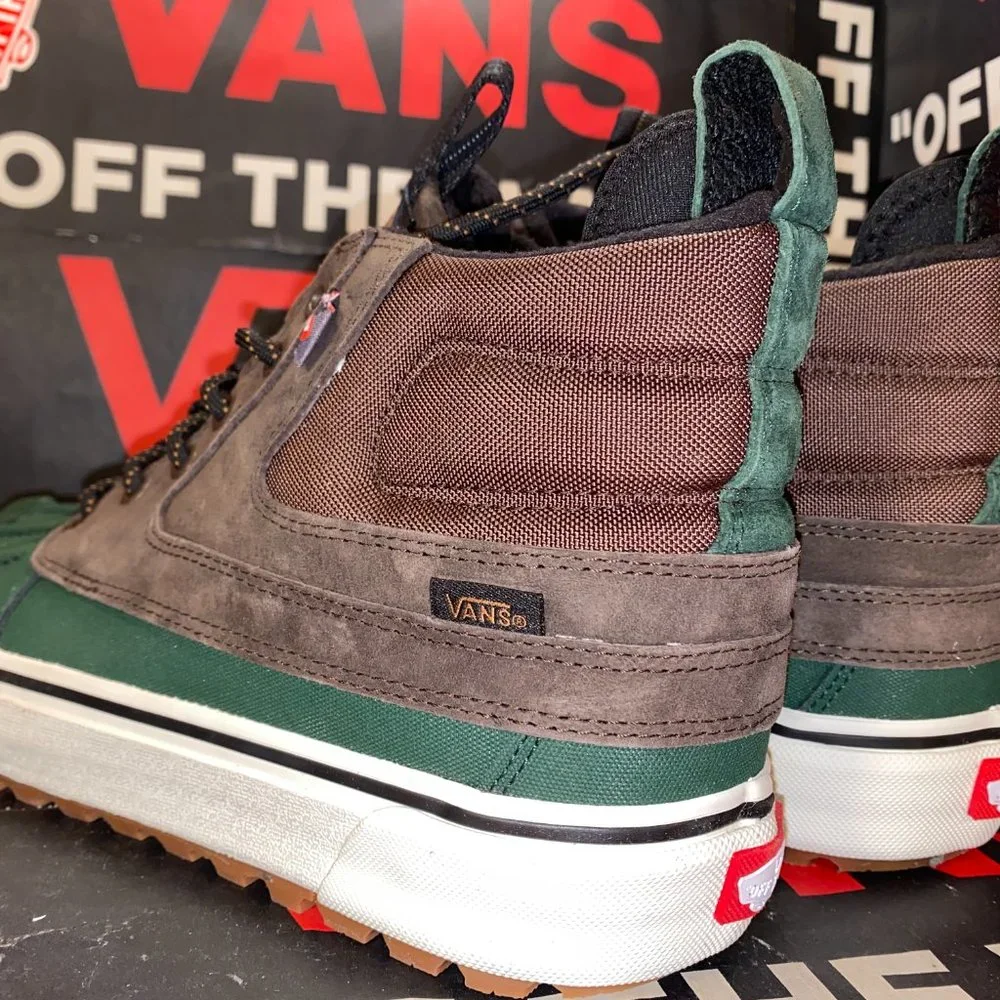 Vans Sk8-HI Del Pato MTE-2 All Weather Brown & Green Men's 7.5 VN0A5JMNBGS